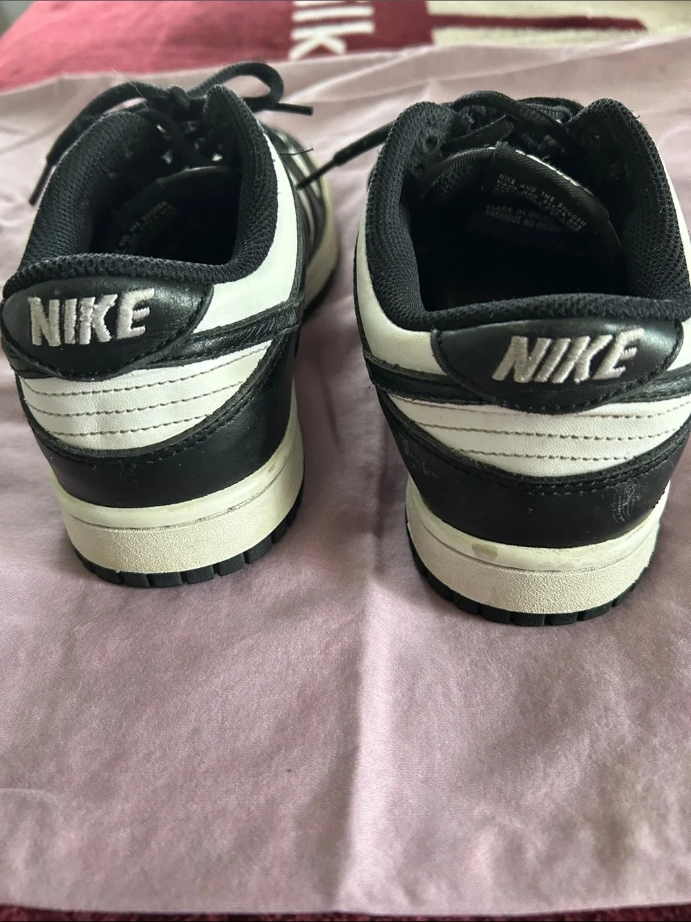 Nike ( Pandas) Black and White Sneakers Size 6 Youth